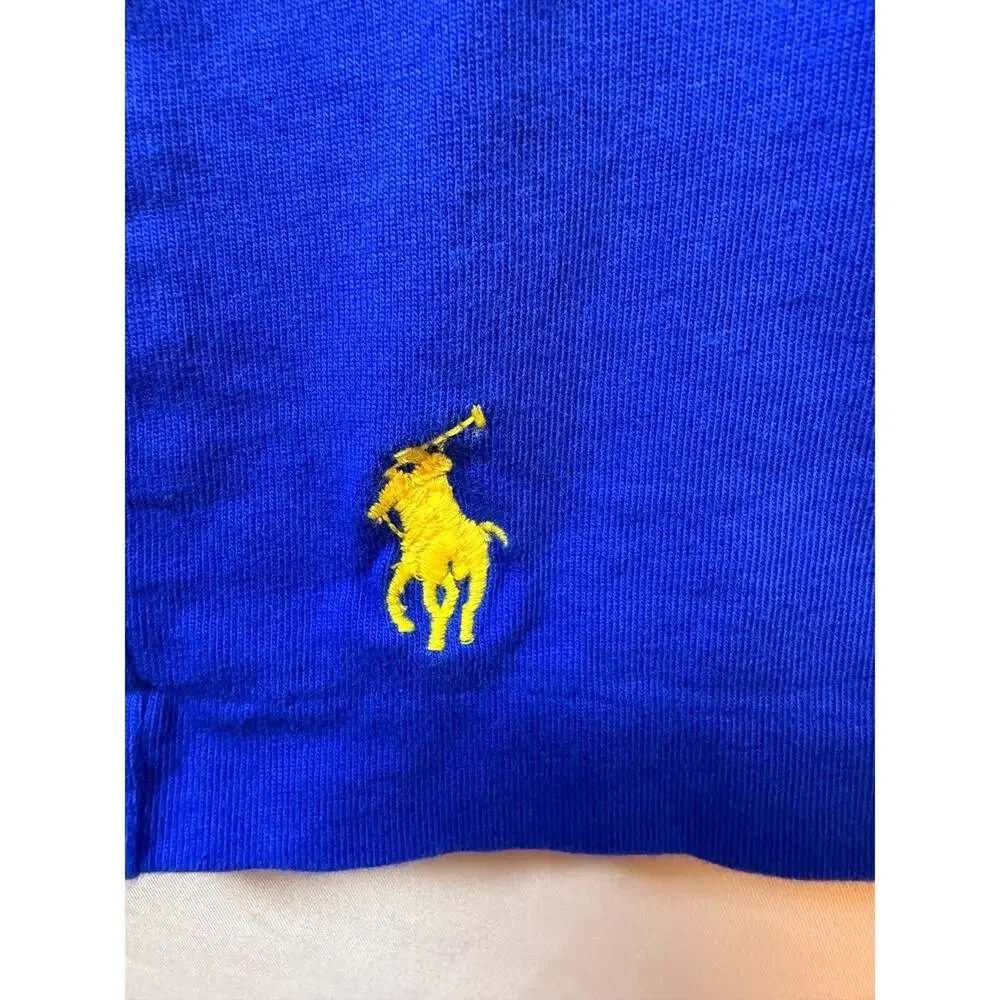 Polo Ralph Lauren Classic Fit 1967 Graphic Crewneck T Shirt Blue Mens Size XS